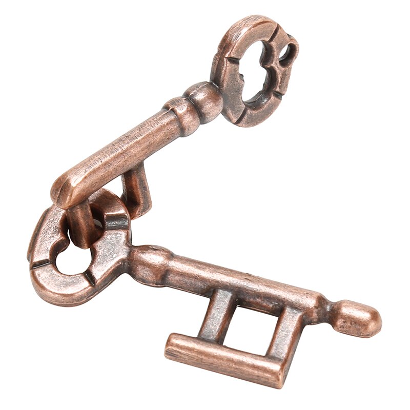 Alloy Key Ring Puzzle Game