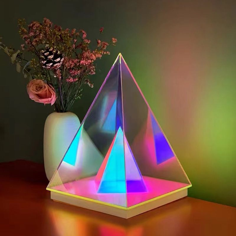 RGB 3D Cube Acrylic Night Lamp