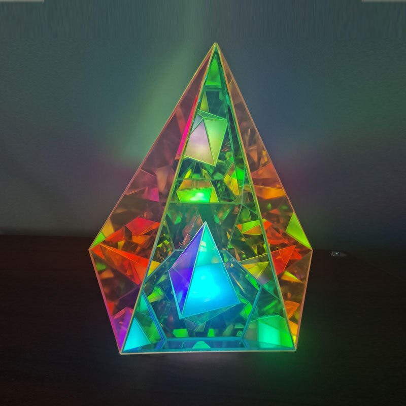 RGB 3D Cube Acrylic Night Lamp