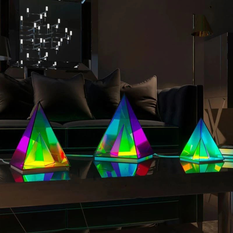 RGB 3D Cube Acrylic Night Lamp