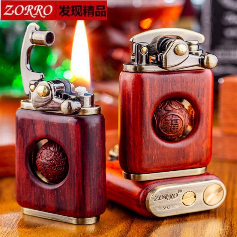 Kerosene lighter Rosewood Retro