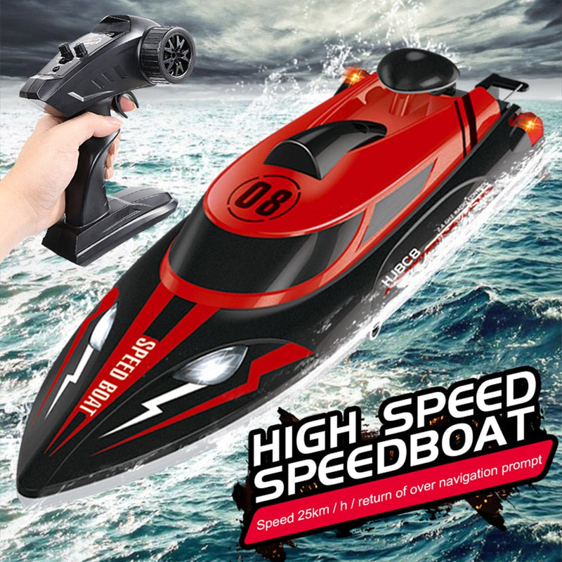 HJ808 RC Boat 2.4Ghz 25km/h High-Speed Remote Control Racing Ship Water Speed Boat