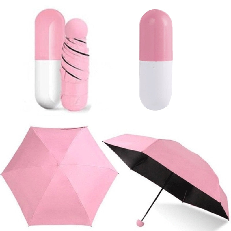 Capsule Umbrella Mini Light Small Pocket