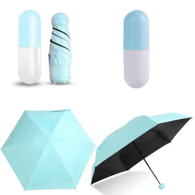 Capsule Umbrella Mini Light Small Pocket