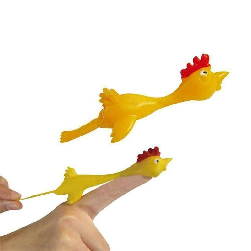 Elastic Flying Finger Birds Sticky Toys