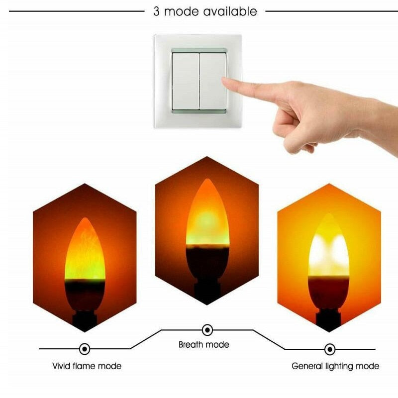 LED Flame Bulb