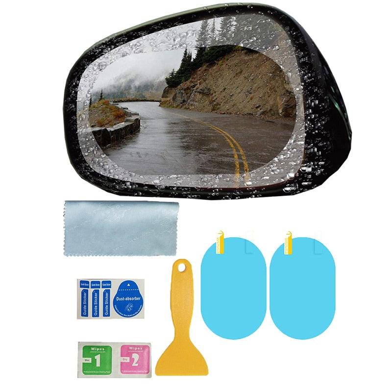 Hydrophobic Rainproof  Scratch-Resistant Stickers Waterproof Car Mirror Film