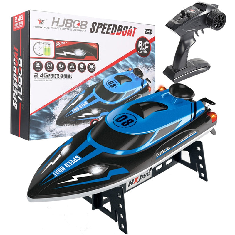 HJ808 RC Boat 2.4Ghz 25km/h High-Speed Remote Control Racing Ship Water Speed Boat