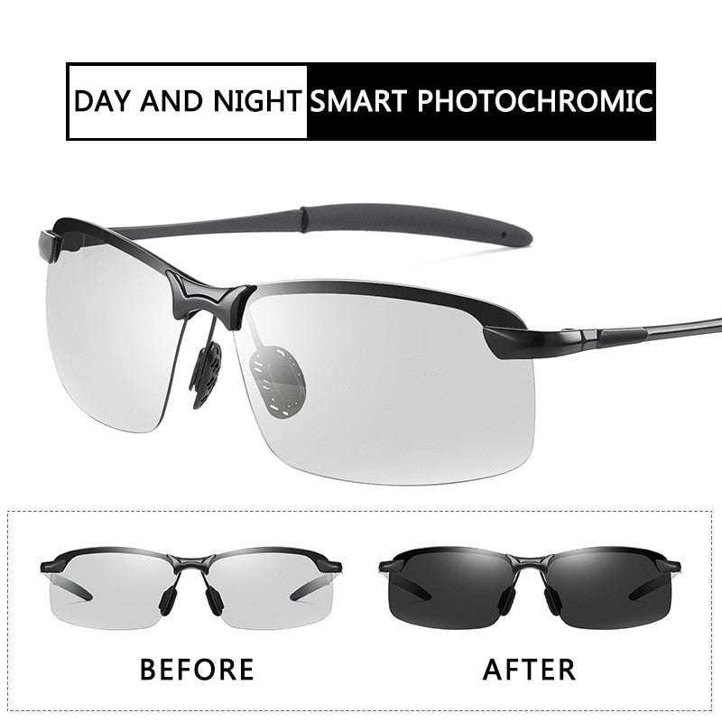 Men Polarized Chameleon Glasses