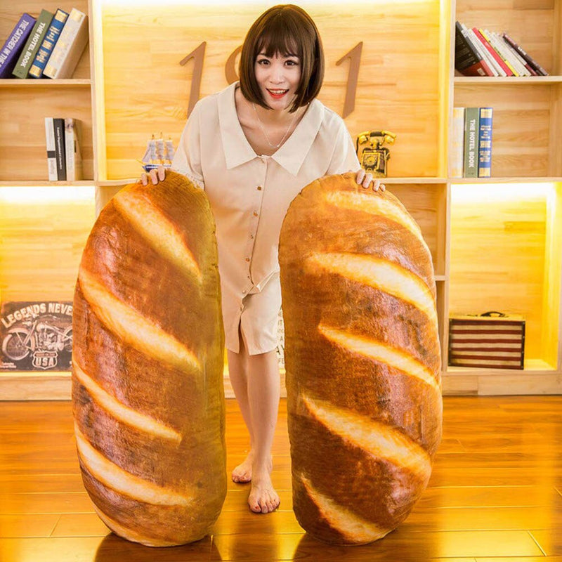 3d Simulation bread Pillow