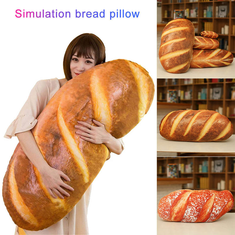 3d Simulation bread Pillow