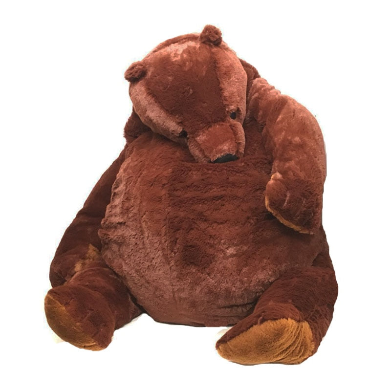 DJUNGELSKOG Brown Bear Giant Plush Teddy Bear Toy