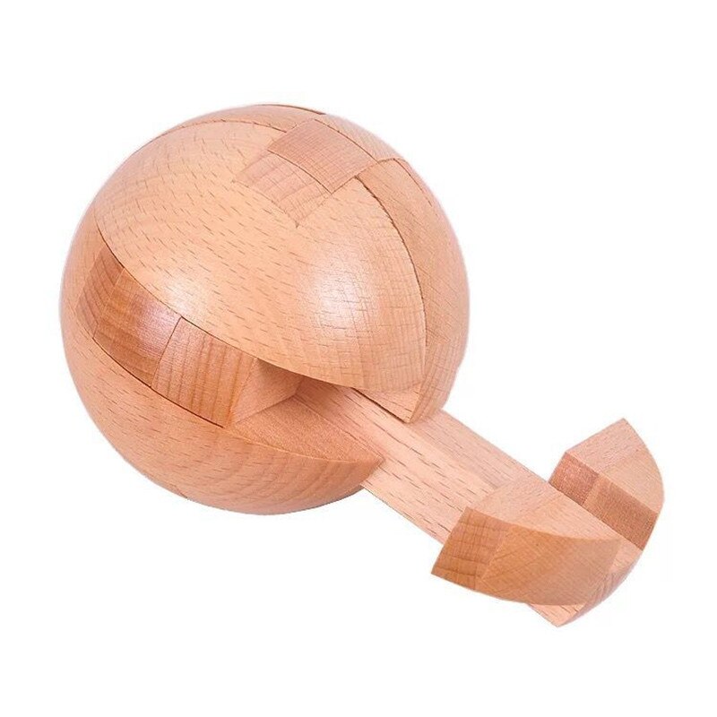 Kids Bamboo Kong Ming Luban Lock Children Adult Toy