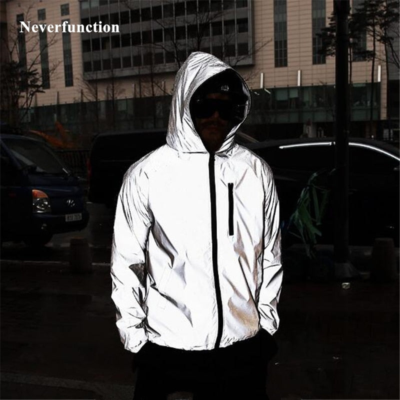 Reflective Windbreaker waterproof Jacket