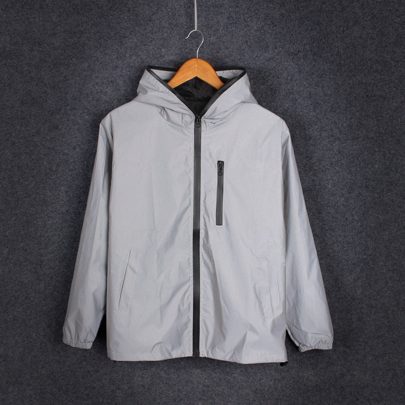 Reflective Windbreaker waterproof Jacket