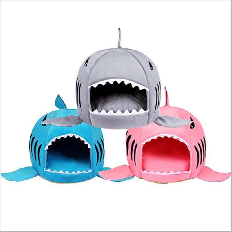 Shark Puppy Kitten Foldable Bed Tent Pet