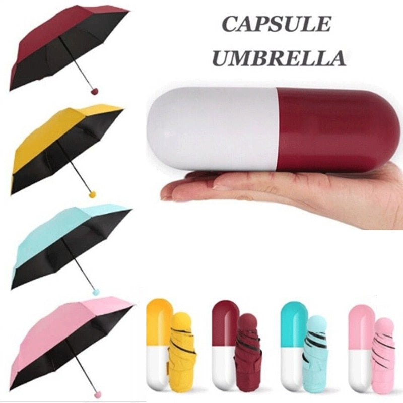 Capsule Umbrella Mini Light Small Pocket