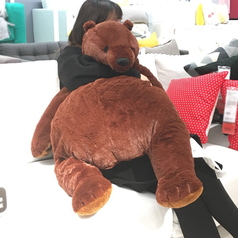 DJUNGELSKOG Brown Bear Giant Plush Teddy Bear Toy