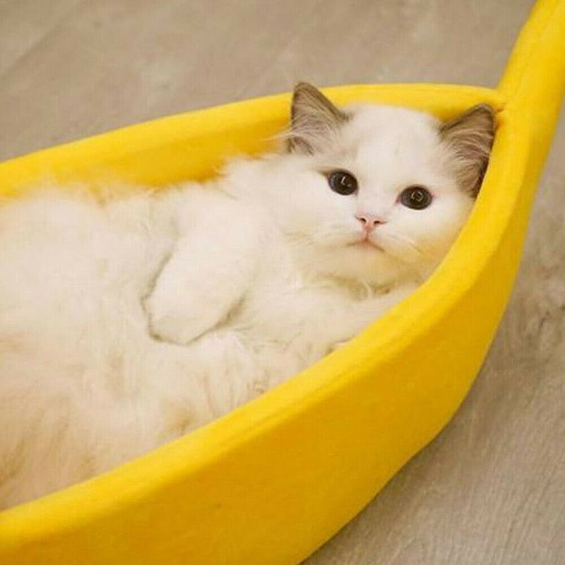 Banana Peel Cat House Cute Bed