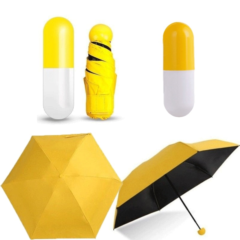 Capsule Umbrella Mini Light Small Pocket