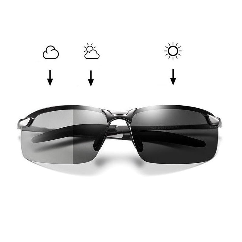 Men Polarized Driving Chameleon Glasses