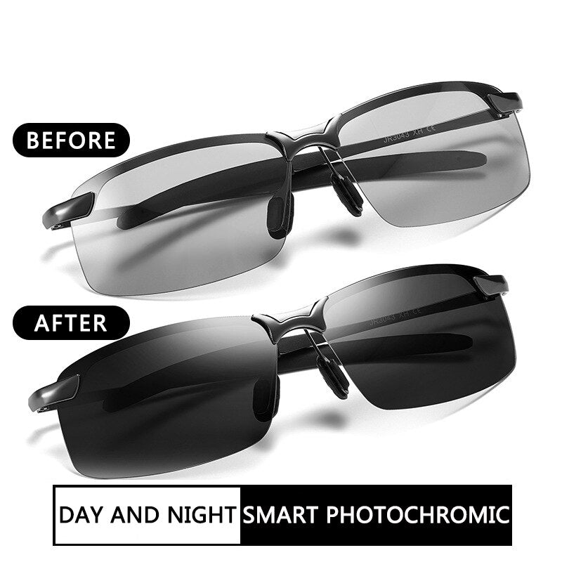 Men Polarized Chameleon Glasses