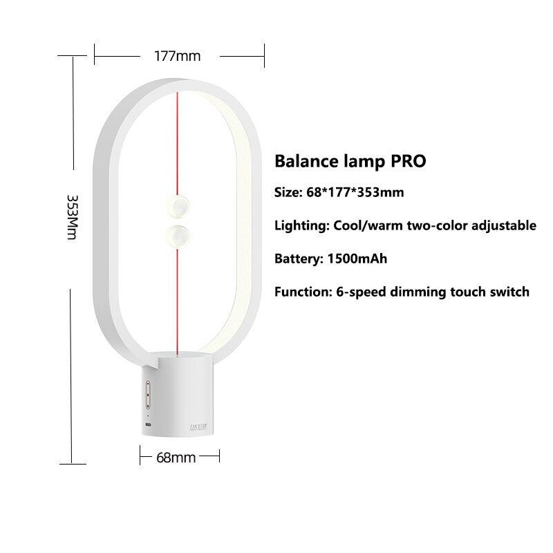 Magnetic Heng Balance Lamp