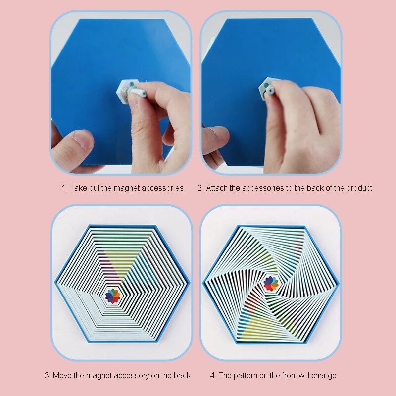 3D Creative Hexagon Fidget Sensory Toy