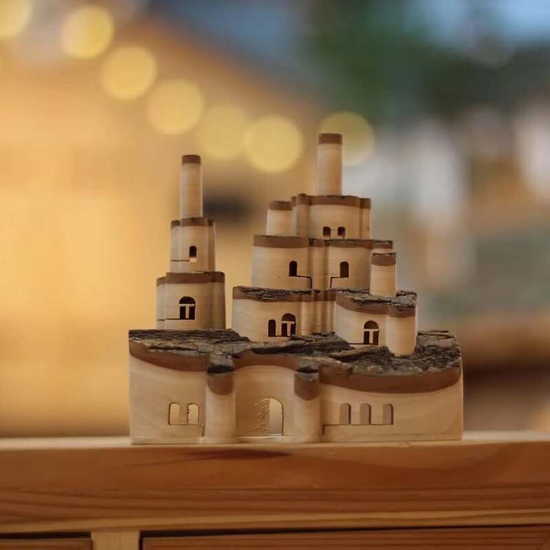 Wooden Castle Building Blocks Toy