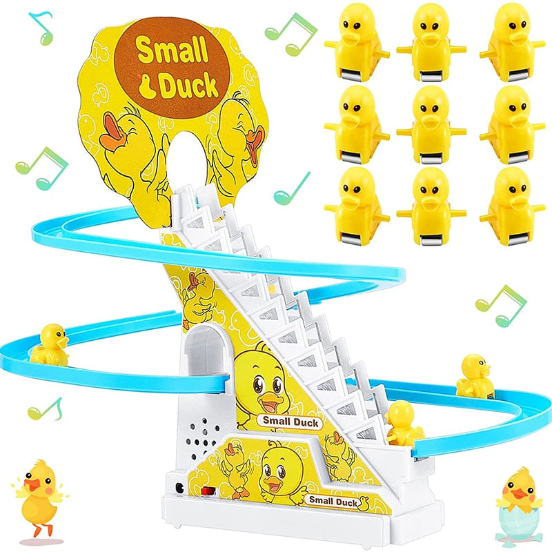 Electric Duck Track Slide Toys