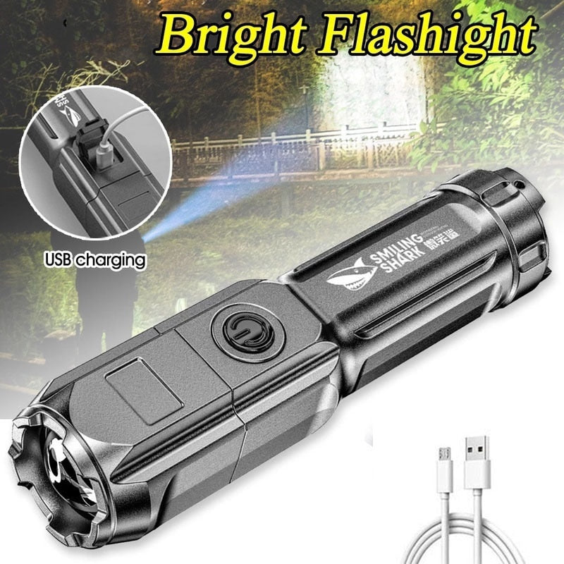 LED Flashlight Strong Light