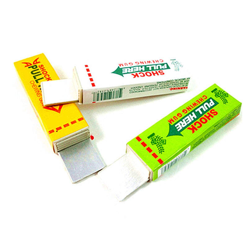 Electric Shock Shocking Pull Head Chewing Gum Gag