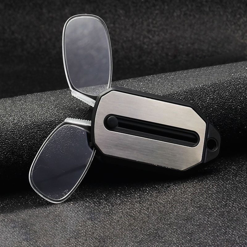 Folding Legless Ultralight Keychain Glasses Men Women