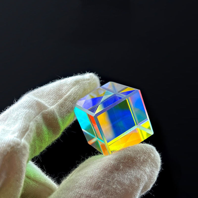 Science Cube Optical Prism Photography Hexahedral Prism