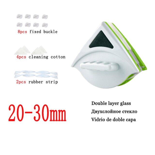 Double Sided Magnetic Window Glass Cleaner