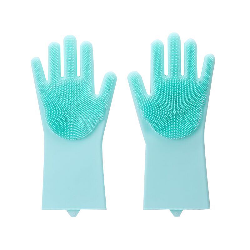 2pcs Silicone Cleaning Gloves