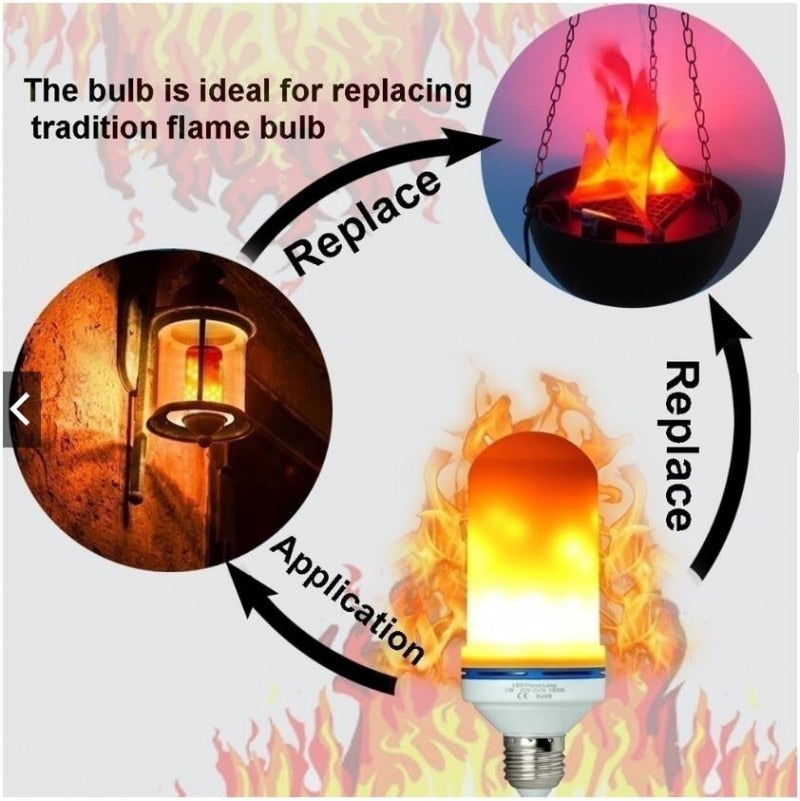 LED Flame Bulb