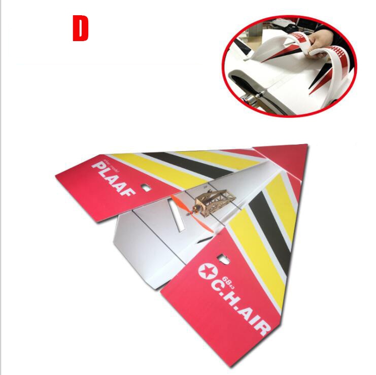 Fixed Wing Model Su27 RC Airplane With Microzone MC6C Transmitter with Receiver and Structure Parts For DIY RC Aircraft