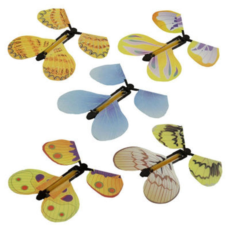 5pcs Magic Butterfly flying Card