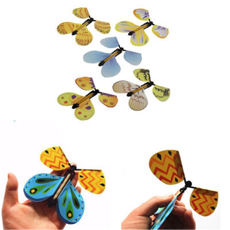 5pcs Magic Butterfly flying Card