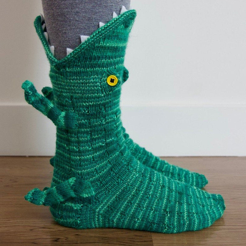 Crocodile Shark Chameleon Socks