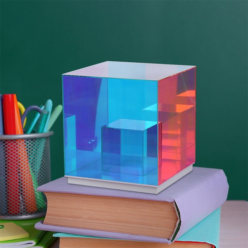 RGB 3D Cube Acrylic Night Lamp