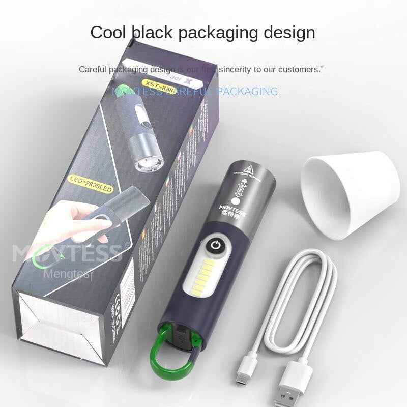 LED Flashlight Strong Light