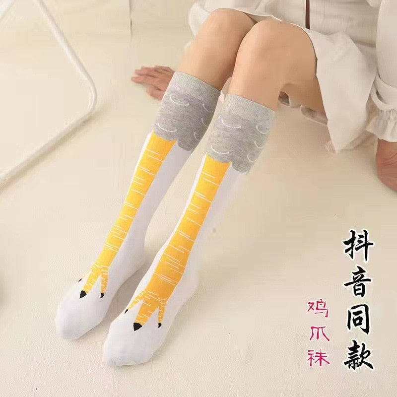 Funny Chicken Girls Socks