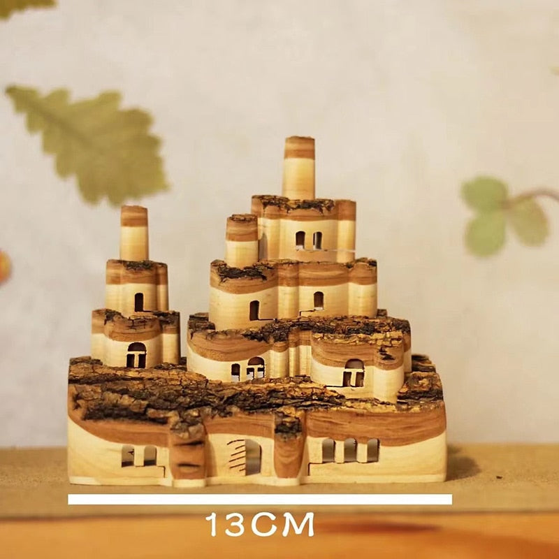 Wooden Castle Building Blocks Toy