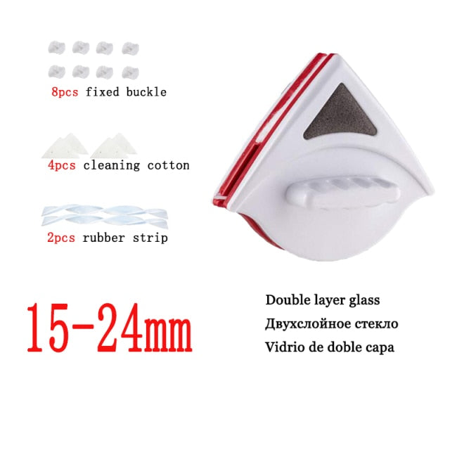 Double Sided Magnetic Window Glass Cleaner