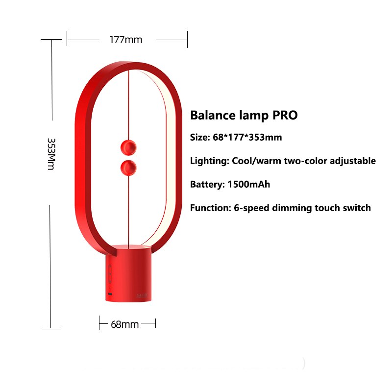 Magnetic Heng Balance Lamp