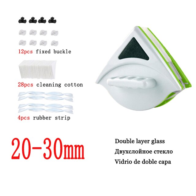 Double Sided Magnetic Window Glass Cleaner