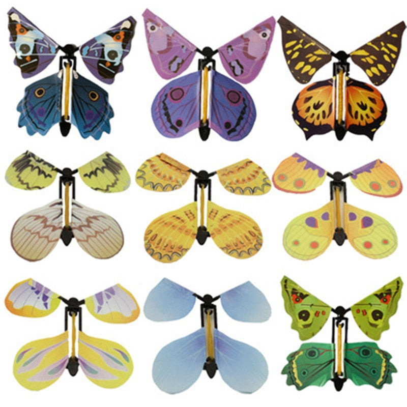 5pcs Magic Butterfly flying Card