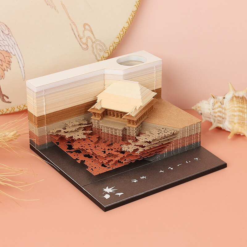 Kiyomizu Temple 3D Note Notebook